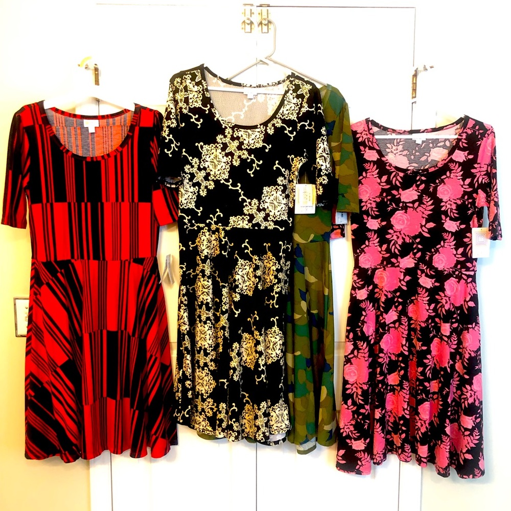 Lularoe Nicole Dresses Size Large